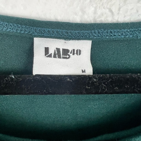 LAB40 Ryan Nursing Maternity Top, Hunter Green and Black Stripe, Medium, NWT! - Picture 5 of 8